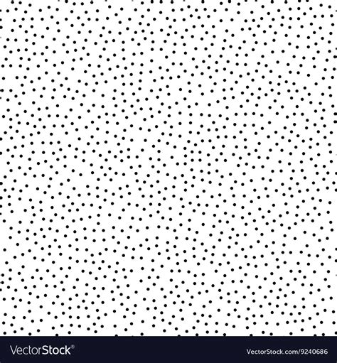Abstract Stipple Dots Pattern Black Polka Vector Image