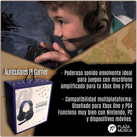Auriculares Pi Gamer Con Microfono Pc Ps4 Xbox Celulares Consolas