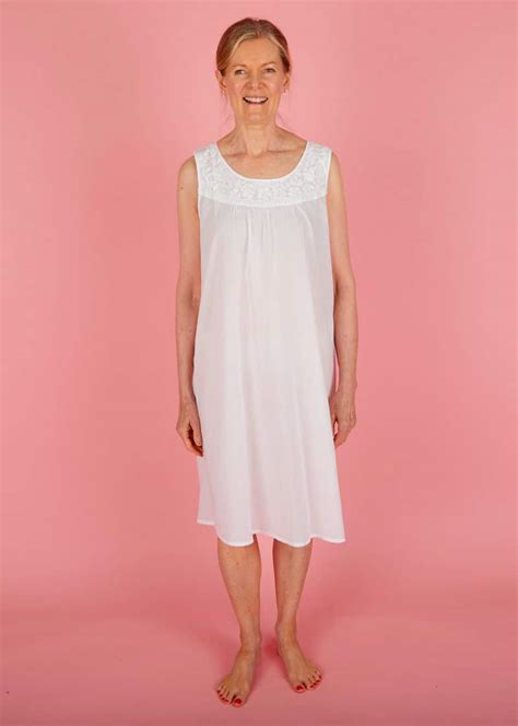 beautiful french country nightie pure white 12 14 last size in stock by pj miller