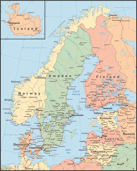 View Our Map Of Scandinavia And Learn About A Variety Of Tours