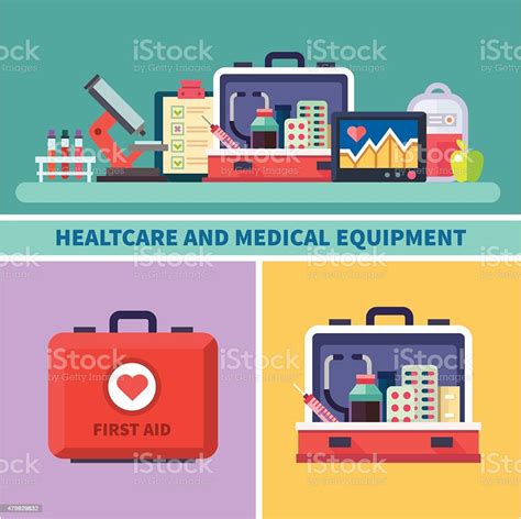 Health Care And Medical Equipment Stock Illustration Download Image