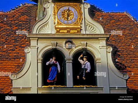 Carillon Glockenspiel Glockenspielplatz In The Capital Of Graz In The Federal State Of Styria