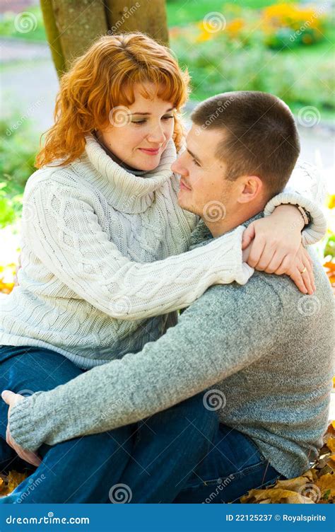 Romantic Couple Under The Tree Stock Image Image Of Love Couple