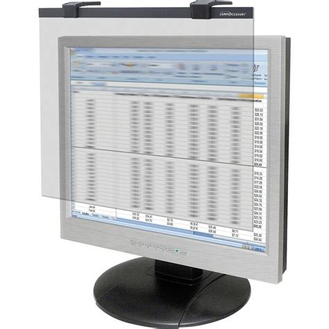 Business Source 19 20 Widescreen Lcd Privacy Filter Clear Bsn20512