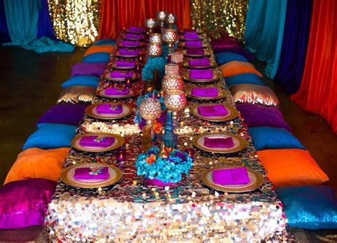 روعة الديكور العربي splendor of arabian decoration. Kara's Party Ideas Arabian Nights Birthday Party | Kara's ...