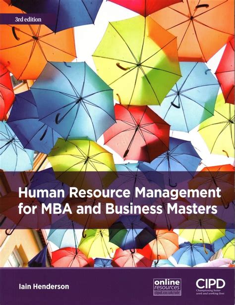 Buy Human Resource Management For Mba And Business Masters By Iain