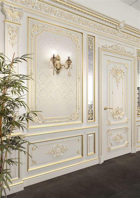 Wall Panels For Interior Design In A Classic Style Interior Ceiling