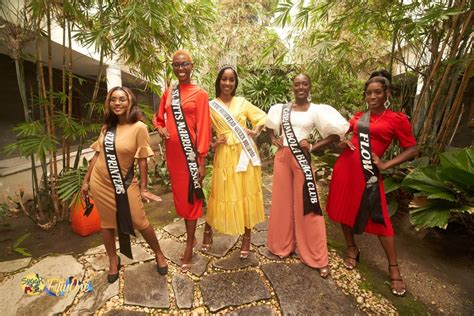 st kitts and nevis know five ambassadors for 2022 23 national carnival queen pageant