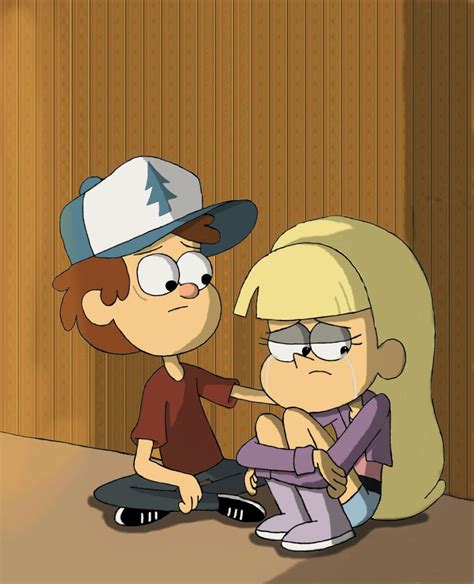 Dip X Pacifica Comic Dipper Pines and Pacífica Northwest Dicipica