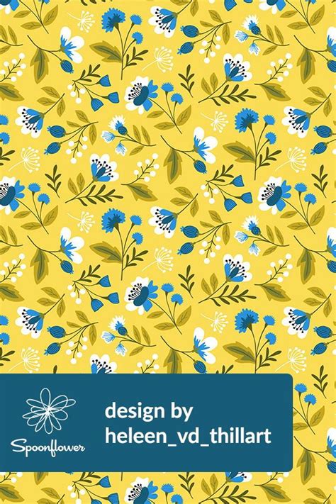 Color floral sketch seamless vector. Colorful fabrics digitally printed by Spoonflower - Small ...