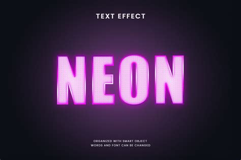Neon Light Text Effect Template Graphic By Svahagraphicstudio