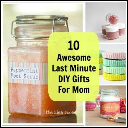 The best birthday gifts for moms from their sons are the kinds of gifts that show you have a sensitive, even sentimental side. 10 Awesome Last Minute DIY Gifts For Mom | Diy gifts for ...