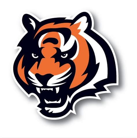 Cincinnati Bengals Tiger Head Precision Cut Decal Sticker