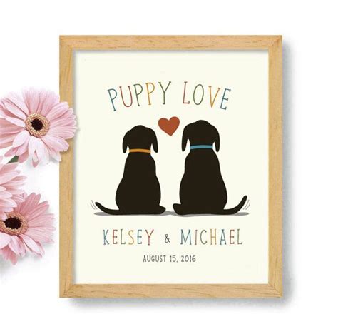 Puppy Love Dogs In Wedding Personalized Wedding T Dog Decor T