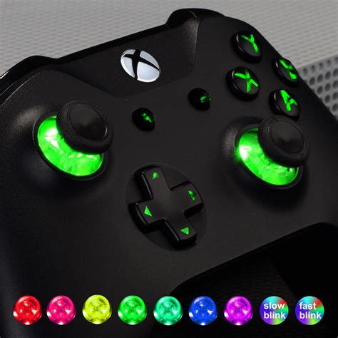 Extremerate Multi Colors Luminated D Pad Thumbsticks Start Back Abxy B