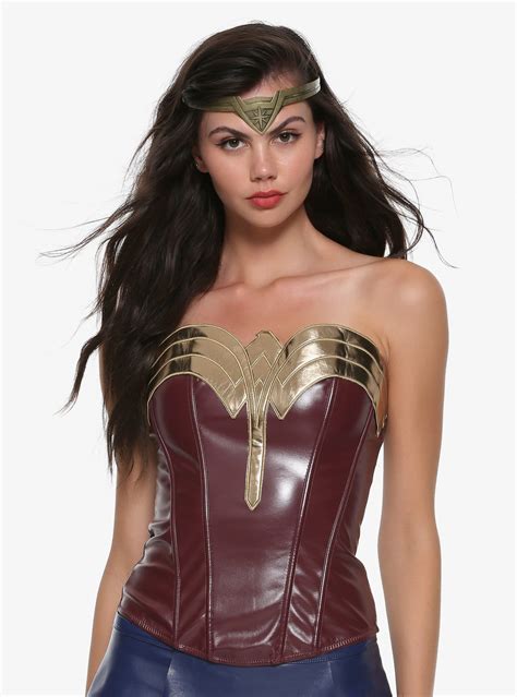 Wonder Woman Corset Gal Gadot Leather Costume