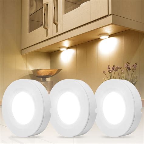 Led Under Cabinet Lighting Kit 2watt Warm White Led Puck Lights With