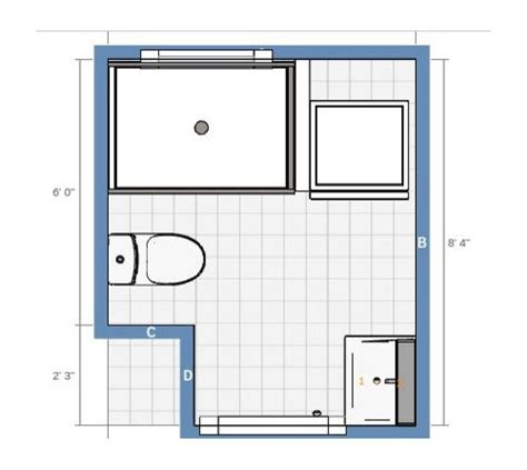 Combined Laundry Bathroom Floor Plans Flooring Ideas