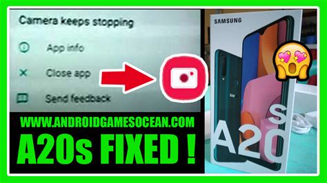 Are you samsung mobile user? How to Fix Samsung Galaxy A20s - CAMERA KEEPS STOPPING ...