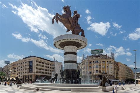 Visit Macedonia Square Skopje Skopje Macedonia Belgrade