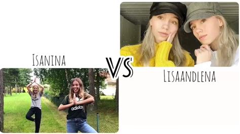 musical ly battle lisa and lena vs isa and nina lisaandlena yt youtube