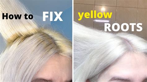 How To Fix Yellow Roots After Bleaching Youtube