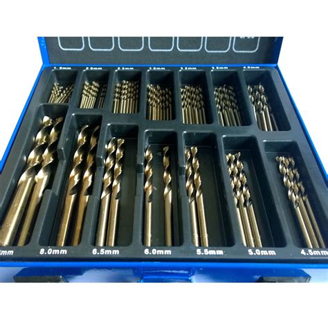 cobalt drill bit set for stainless steel inox 5 m35 metal hss co 99 cobalt bits 5055143918755