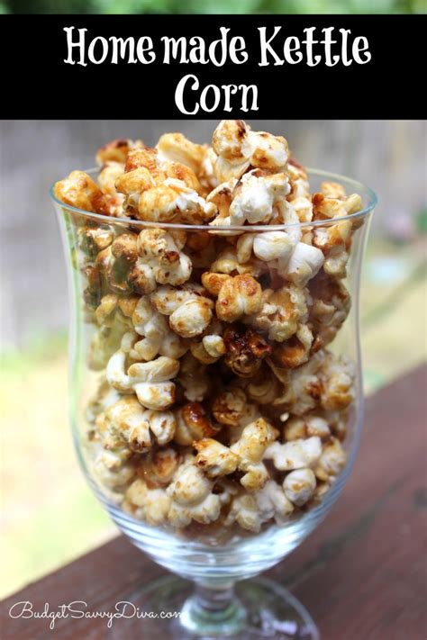 The sweet and salty snack is not only sure to. Homemade Kettle Corn Recipe | Budget Savvy Diva