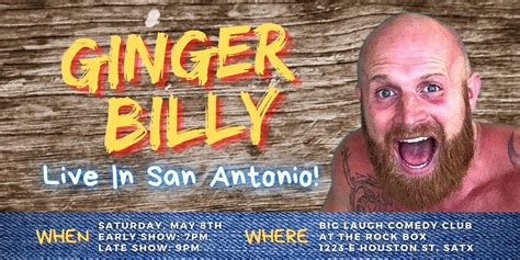Ginger Billy Live In San Antonio Early Show Big Laugh Comedy