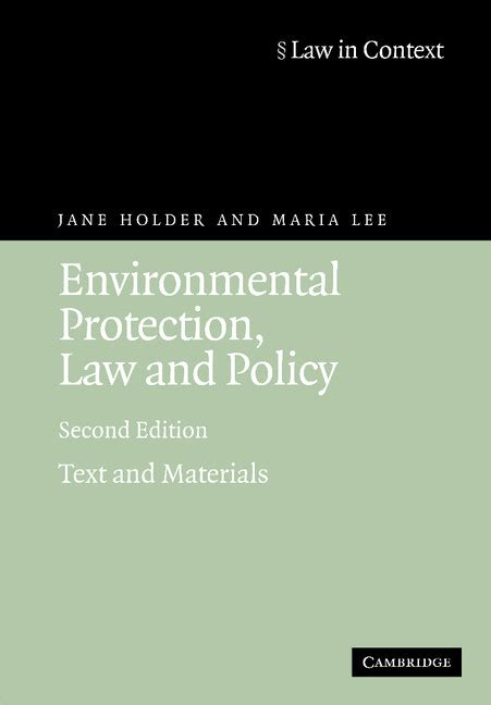 Environmental Protection Law And Policy