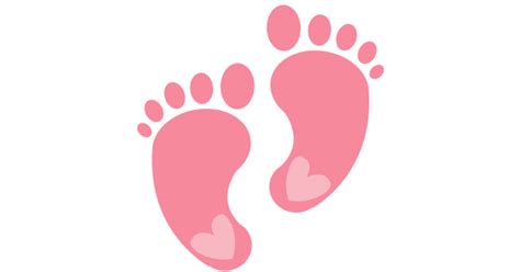 Baby Girl Footprints Cuttable Svg And Printable Png File