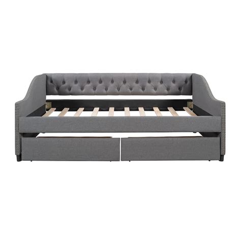 Upholstered Daybed With Two Drawers On Sale Bed Bath And Beyond
