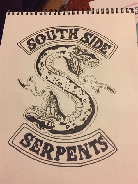 Explore a wide range of the best riverdale logo on aliexpress to find one that suits you! Southside Serpents Logo - Digital Drawing As Part of ...