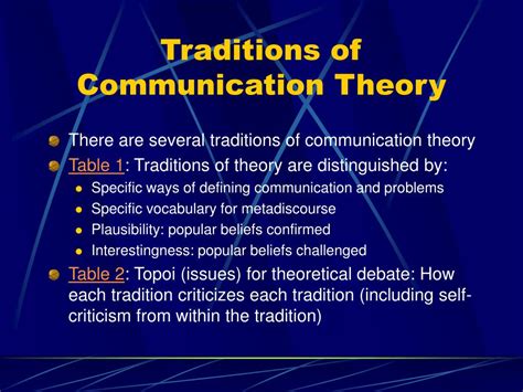 Ppt Communication Theory As A Field Powerpoint Presentation Free