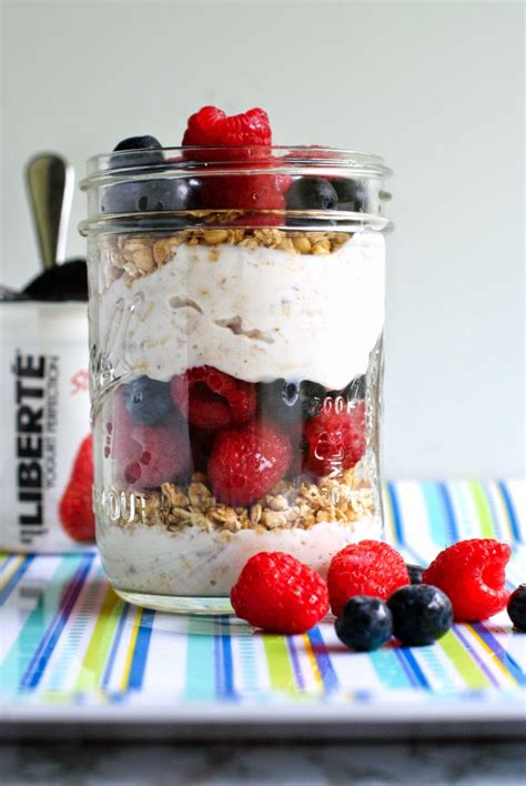 Transfer to a mixing bowl and fold in raspberries and blackberries. 5 Make-Ahead Mason Jar Breakfast Parfait Recipes | The Two Bite Club