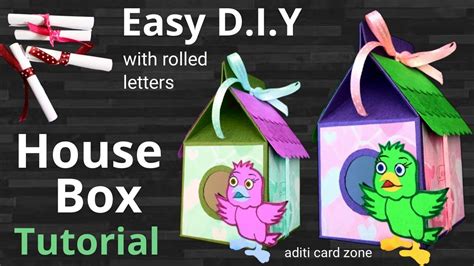 How To Make T Box With Paper Diy Box Tutorial Handmade Ts