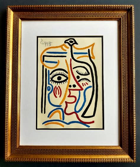 Sold Price Pablo Picasso Drawing On Paper Signed Invalid Date Cest