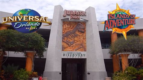 Exploring The Jurassic Park Discovery Center Universal Studios Islands