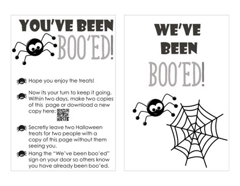 Free Printable You Ve Been Booed Sign I Ve Been Booed Sign