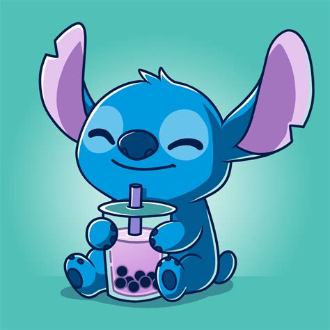 Boba Stitch Official Lilo And Stitch Tee Teeturtle