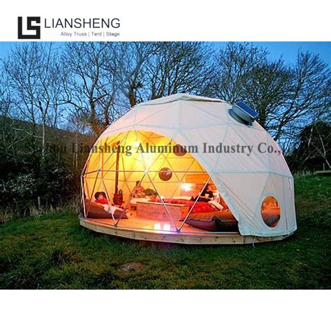 Luxury Glamping Geodesic Dome Round Tent House For Resort China House