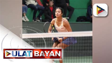 Filipina Tennis Sensation Alex Eala Pasok Na Sa Semifinals Ng France A Women S Single Event