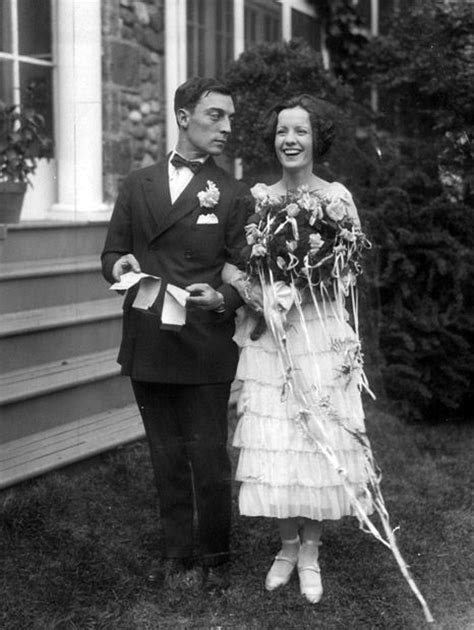 Bride Groom Buster Keaton Natalie Talmadge 1921 Vintage