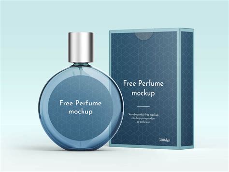 Free Round Perfume Bottle Package Mockup Psd Set Good Mockups