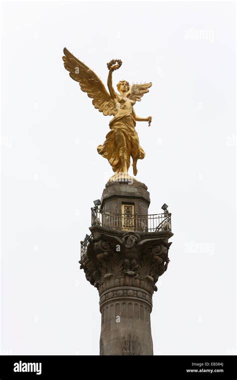 El Ángel De La Independencia Or The Angel Of Independence Sculpture Of