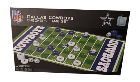 Dallas Cowboys Nfl Master Piece Checkers Game New 705988414459 Ebay