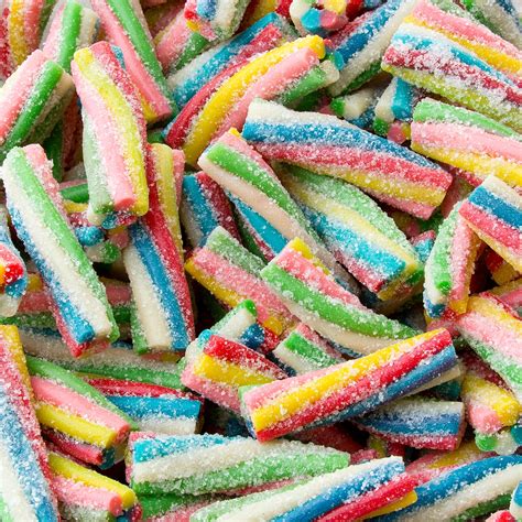 Fini Kosher Fizzy Rainbow Twists Gummies And Jelly Candy Bulk Candy