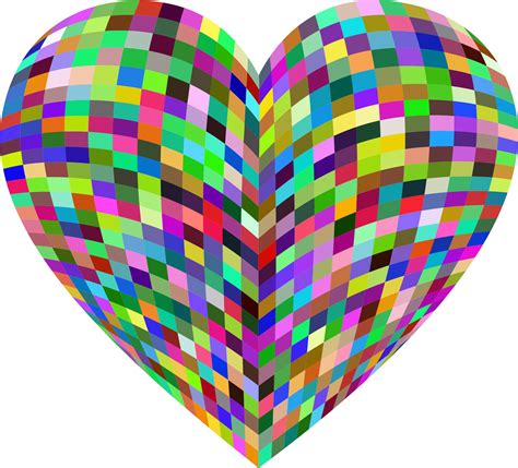 Heart Rainbow Clip Art Rainbow Png Download 23202104 Free