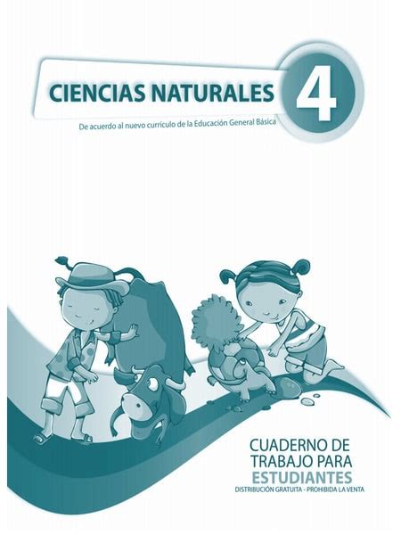 Cuaderno De Trabajo De Ciencias Naturales 4 】 ️