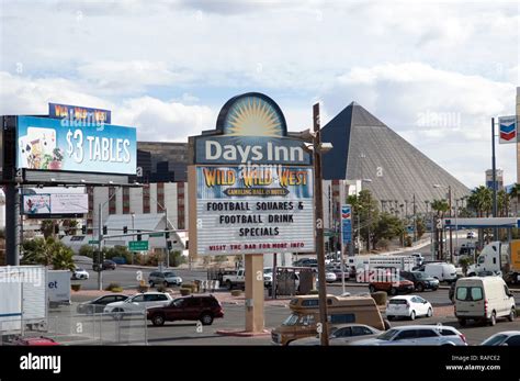 Days Inn Wild Wild West Las Vegas Stock Photo Alamy